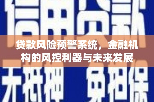 新乡贷款风险预警系统，金融机构的风控利器与未来发展