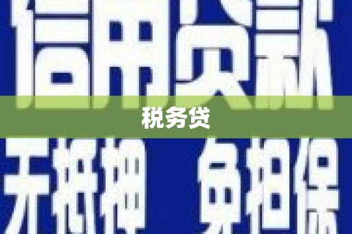 新乡税务贷