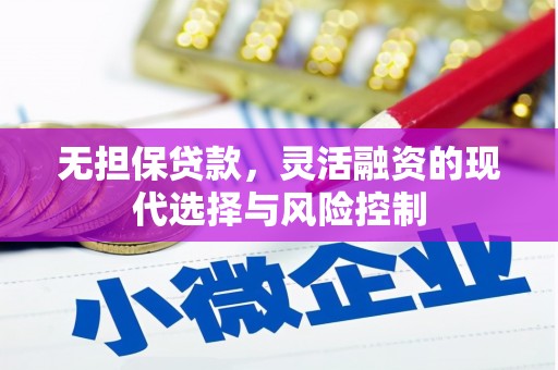 新乡无担保贷款，灵活融资的现代选择与风险控制