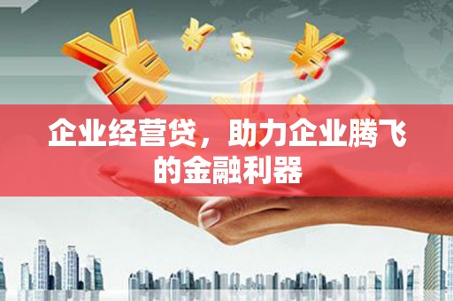 新乡企业经营贷，助力企业腾飞的金融利器