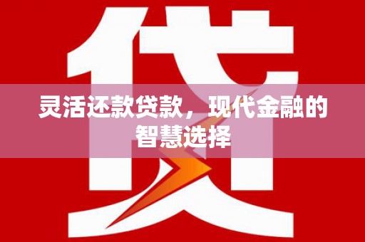 新乡灵活还款贷款，现代金融的智慧选择