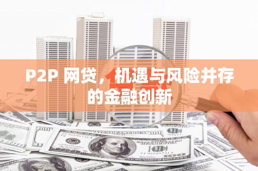 新乡P2P 网贷，机遇与风险并存的金融创新