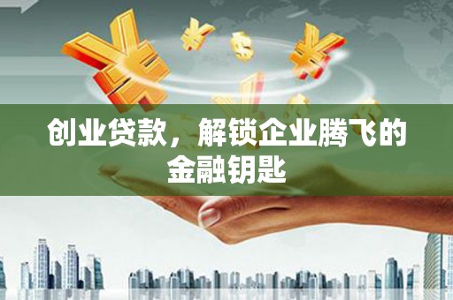 新乡创业贷款，解锁企业腾飞的金融钥匙