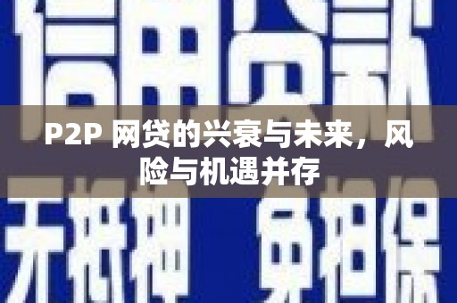 新乡P2P 网贷的兴衰与未来，风险与机遇并存