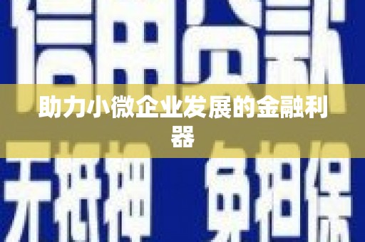 新乡助力小微企业发展的金融利器