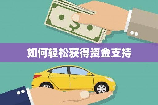 新乡如何轻松获得资金支持
