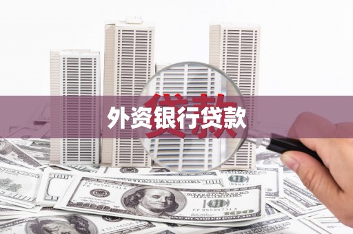 新乡外资银行贷款