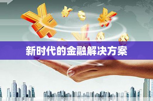 新乡新时代的金融解决方案