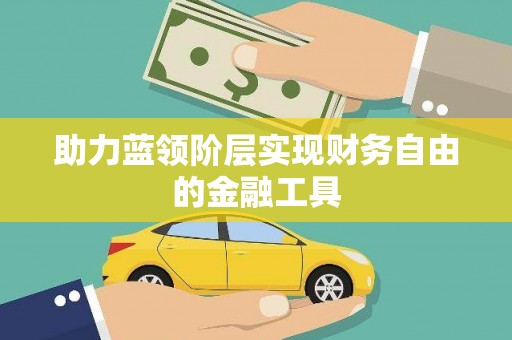 新乡助力蓝领阶层实现财务自由的金融工具