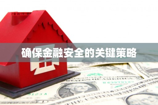 新乡确保金融安全的关键策略