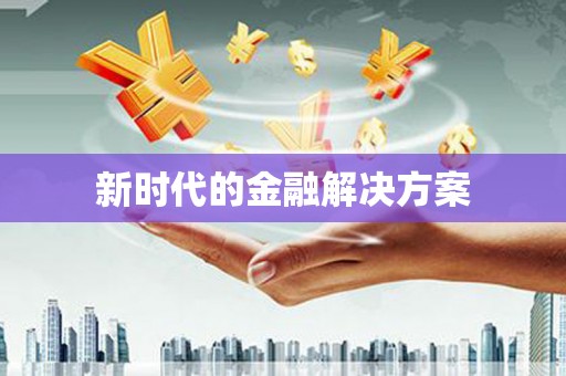 新乡新时代的金融解决方案